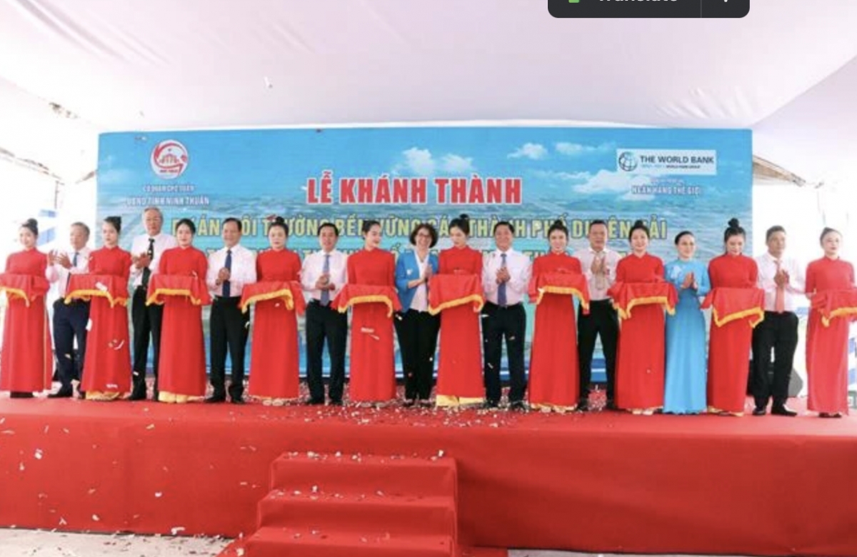 Nearly US$98 million environment project inaugurated in Ninh Thuan